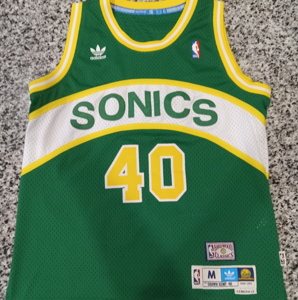 adidas Shawn Kemp Seattle Sonics Jersey